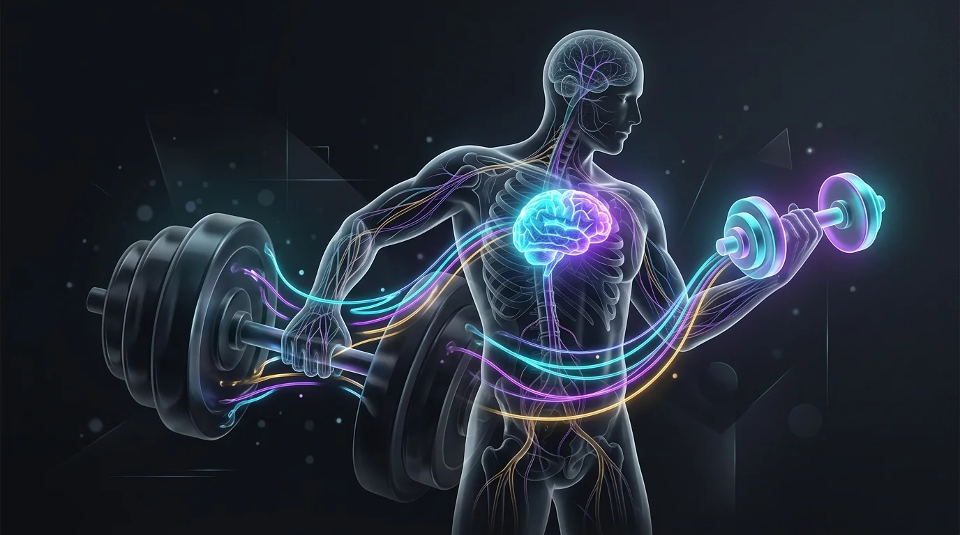 AI-powered readiness tracking adjusting barbell weight to match daily recovery needs for personalized fitness.