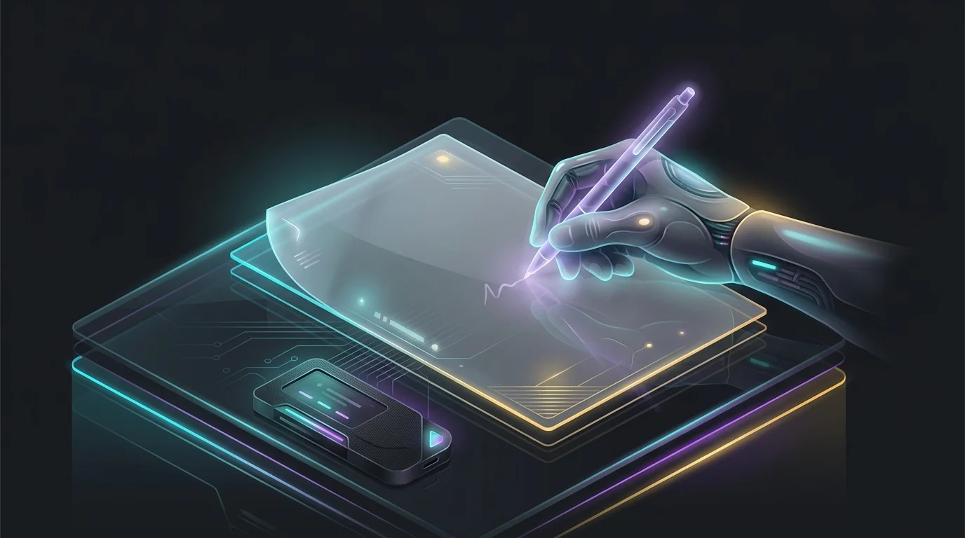 Person writing a secret recovery phrase for a hardware wallet to ensure secure DeFi lending and account protection.