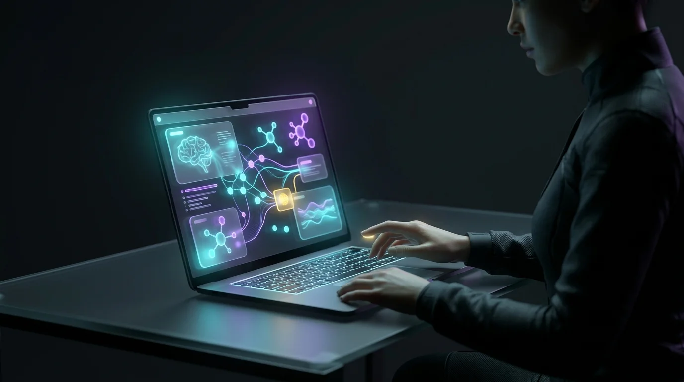 Person using a laptop to securely open a high-yield savings account and avoid hidden fees.