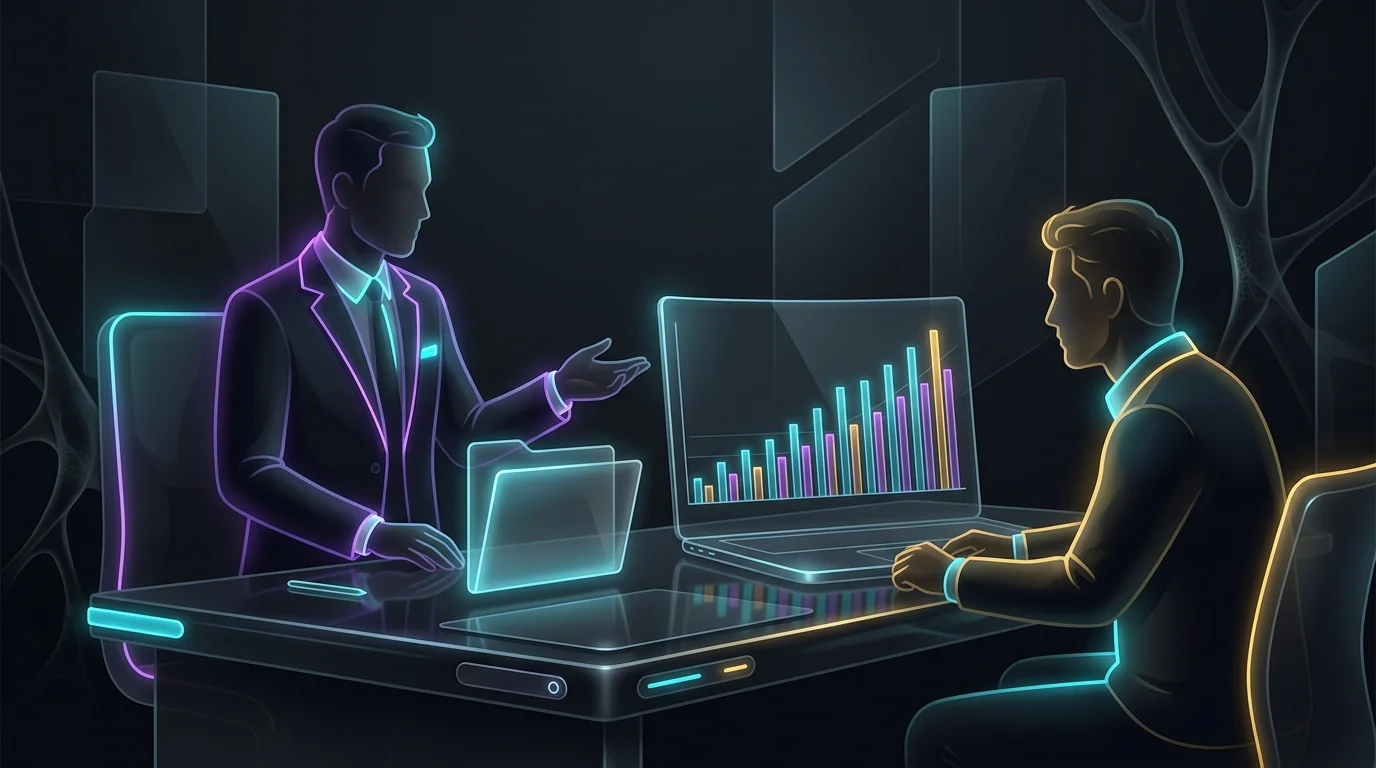 Financial advisor reviewing retirement savings data with a client to ensure a personalized planning process.