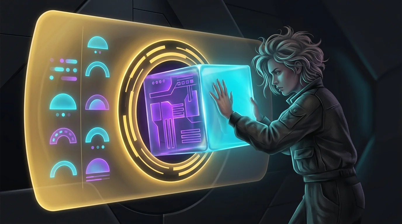 Designer struggling to fit a rigid brand guide into Gamma's restrictive block-based AI presentation layout.