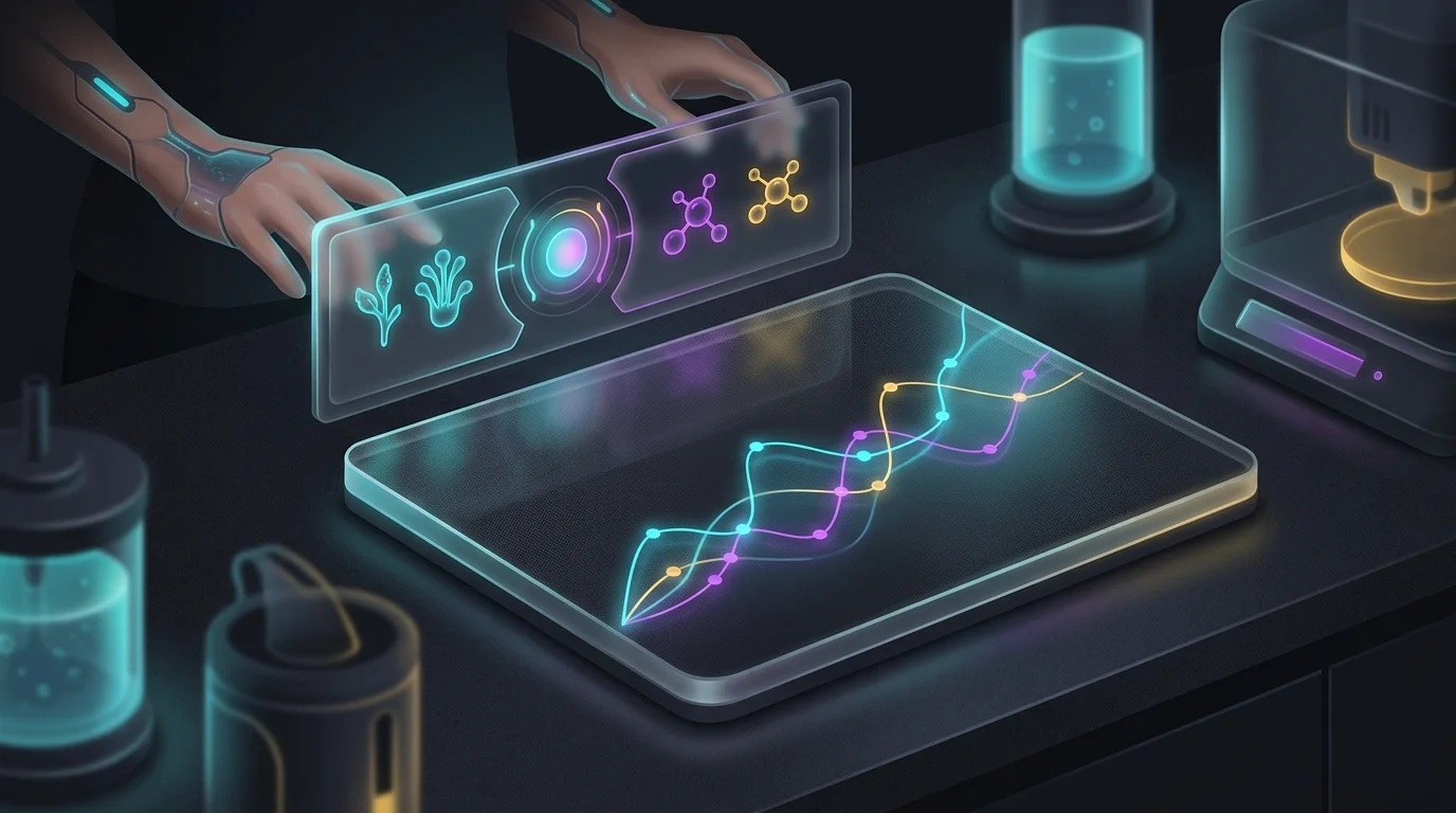MacroFactor app interface showing a kitchen scale with a meal logging graph that adjusts to daily energy expenditure.