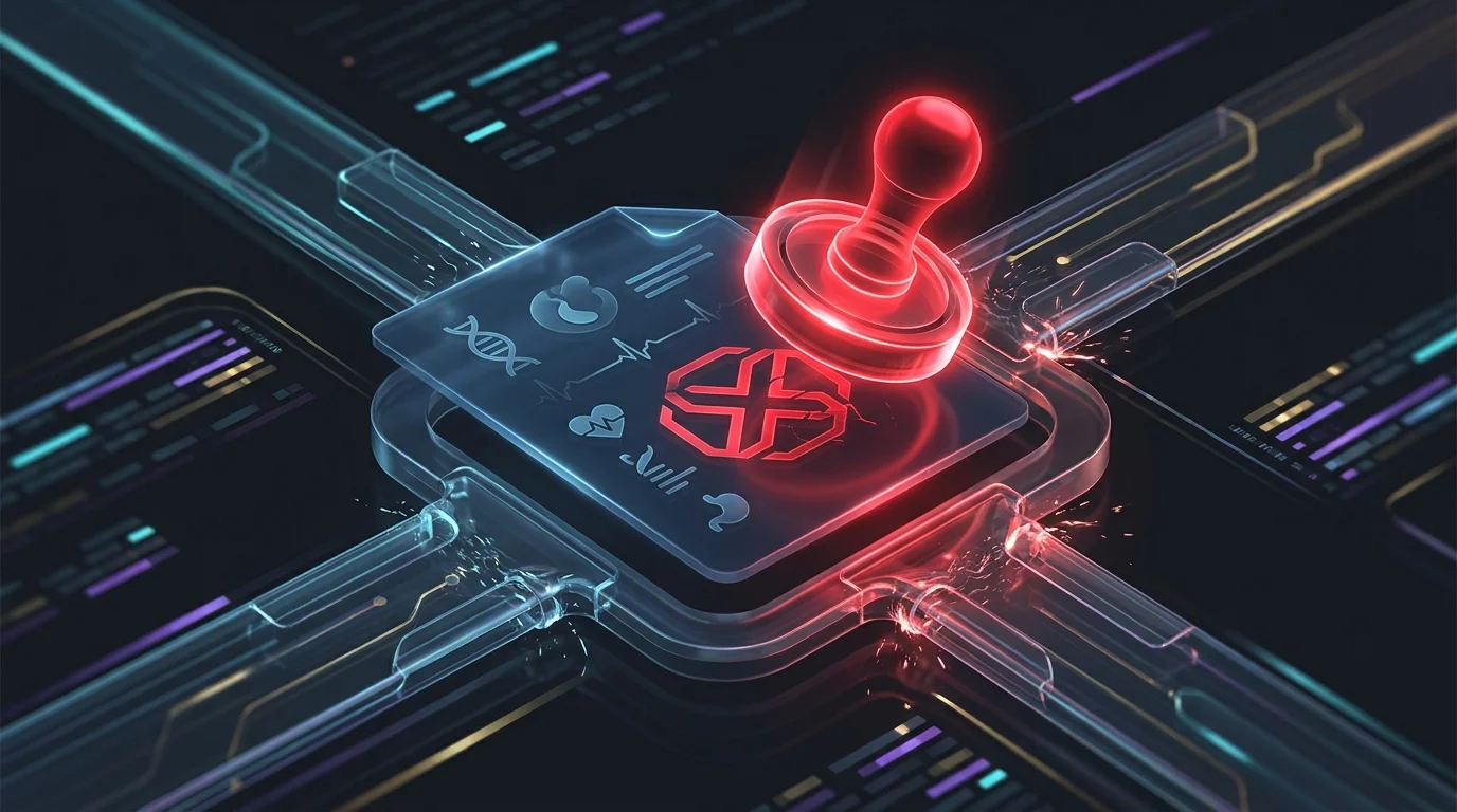 Digital health record rejected by an automated underwriting data system during an AI life insurance application.