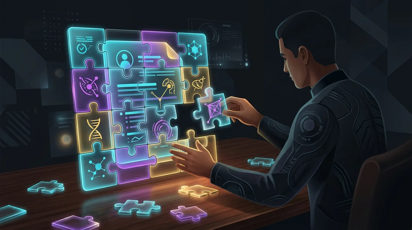 Person confidently assembling puzzle pieces of a life insurance policy to understand coverage costs.