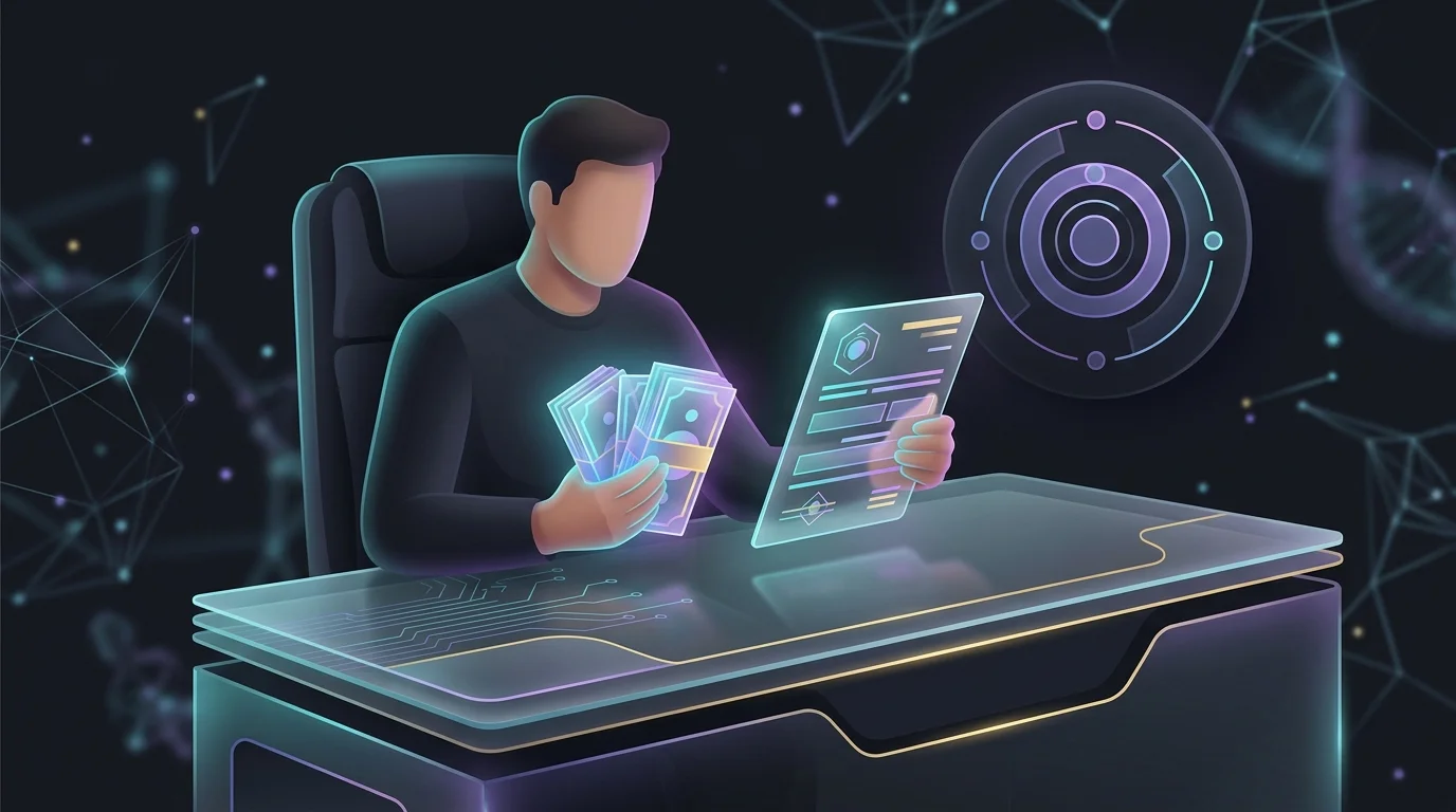 Person holding cash and a life insurance policy to evaluate dividend options for financial planning.