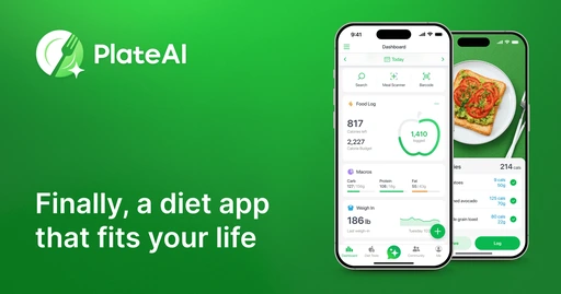 MyNetDiary PlateAI – AI Coach logo