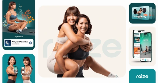 Raize: fitness & workout plans logo